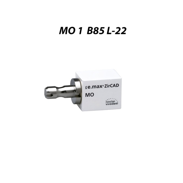 IPS e.max ZirCAD inLab - блоки из оксида циркония, цвет MO 1 B85 L-22, 1 шт - фото 0