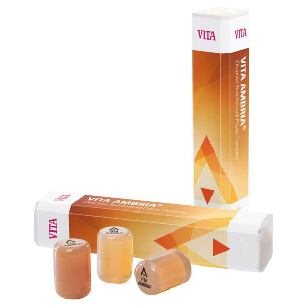 VITA AMBRIA T, L Press Pellets, 3D-MASTER - высокоэстетичная пресс-керамика (цвет на выбор), 3 шт - фото 0