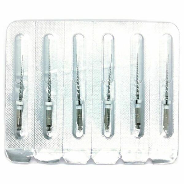 Файлы машинные Eurofile DK-Files, для препарирования каналов, 31 мм, №15/.04, никель-титан, 6 шт - фото 1