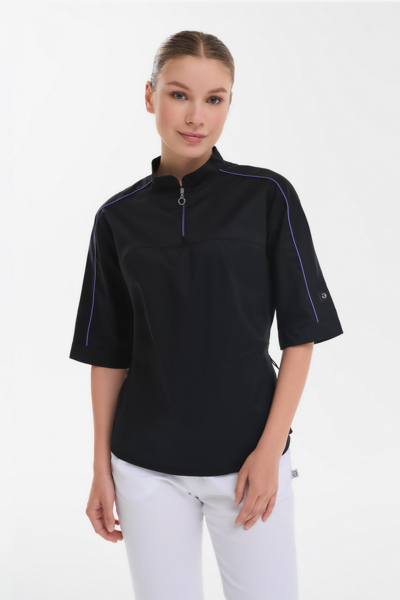 Туника женская Тезис TZ335, tensa, черный, 48 - фото 0