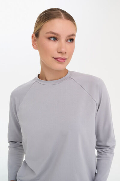 Лонгслив женский Тезис TZ112, серый, 44 - фото 4