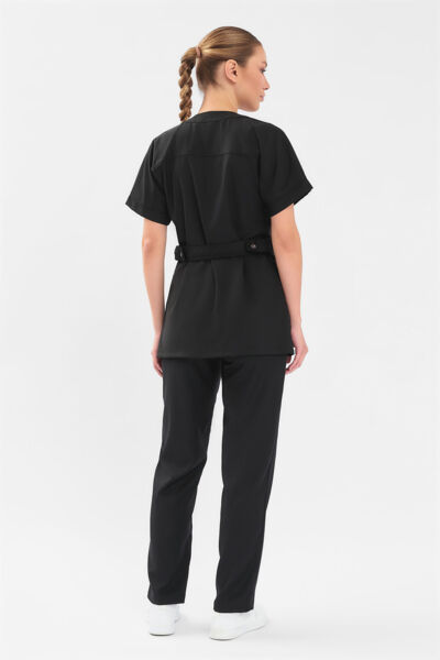 Рубашка женская Тезис TZ462, черный, 42 - фото 4