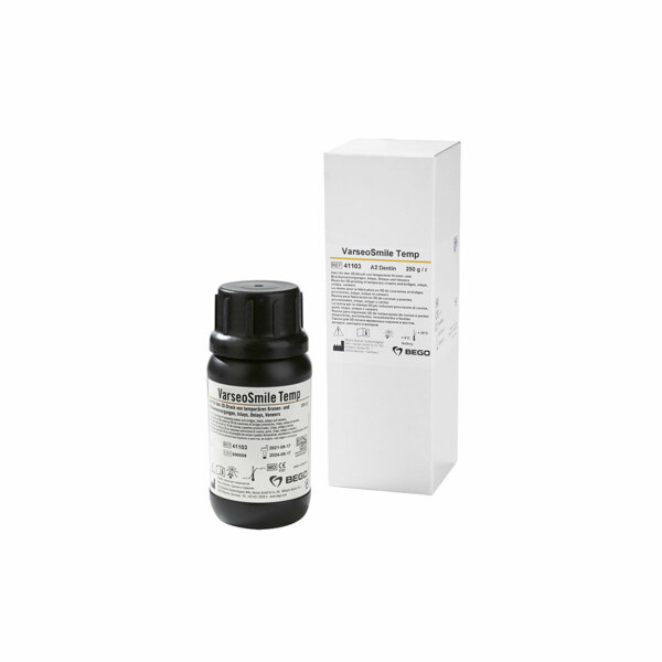 Смола для 3D-печати Bego VarseoSmile Temp, для временных коронок, А2, 250 г - фото 1