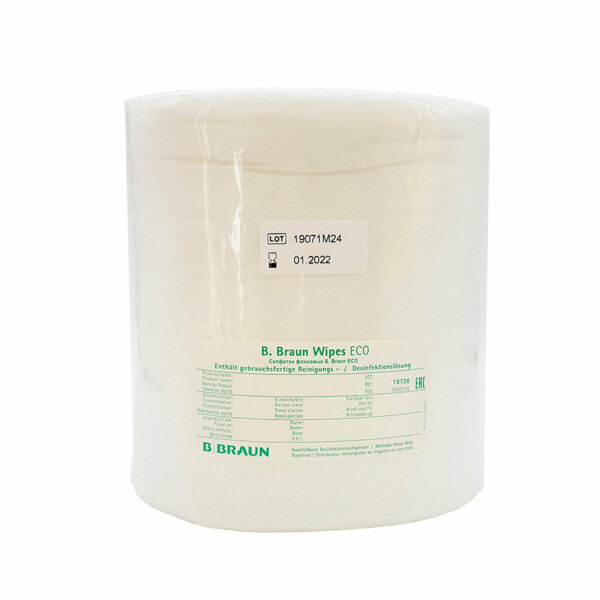 Салфетки B.Braun Wipes Eco, для большого диспенсера, флисовые, 190×360 мм, 120 шт - фото 0