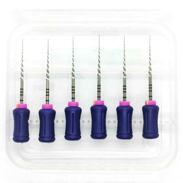 Файлы ручные Eurofile Ultratapers, для обработки корневого канала, 25 мм, №S1, никель-титан, 6 шт - фото 1