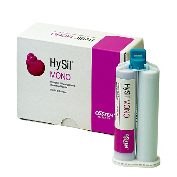 HySil Mono - слепочный материал средней вязкости, 4х50 мл - фото 0