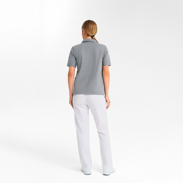 Поло женское Амрита "Osstem", серый, 50 размер - фото 4