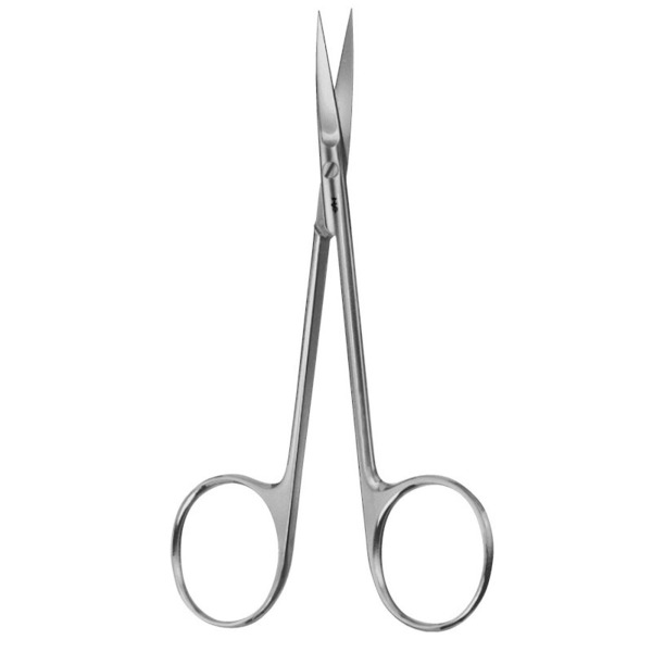 Ножницы препаровальные, прямые, остроконечные, длина 115 мм - фото 0