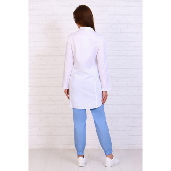 Халат женский 256 Ultra, длинный рукав, белый, 54 - фото 3