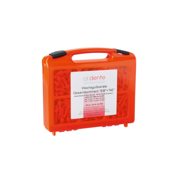 Assortment Sprues - литник с резервуаром, в ассортименте (EM 6 мм/7 мм/8 мм + NEM 7 мм/8 мм/9мм), 350 шт - фото 1