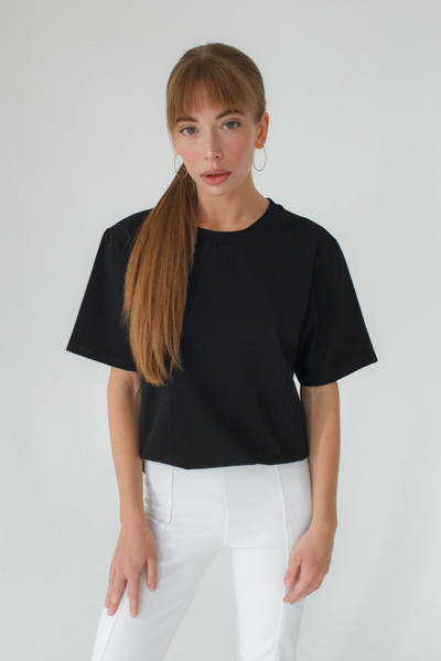 Футболка женская Тезис TZ111, черный, 52-54 - фото 0