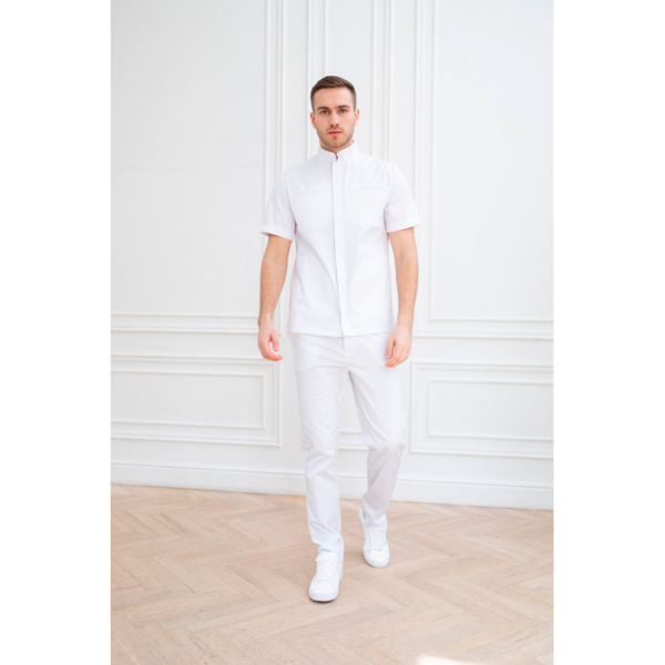 Туника мужская Dr. Nice, на молнии, белый, 52 - фото 1