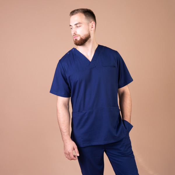 Туника мужская Тезис TZ600, темно-синий, 46 - фото 0