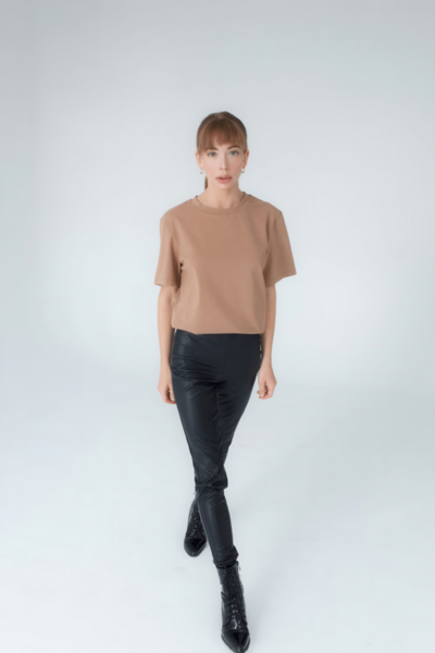 Футболка женская Тезис, бежевый, 46-48 - фото 2