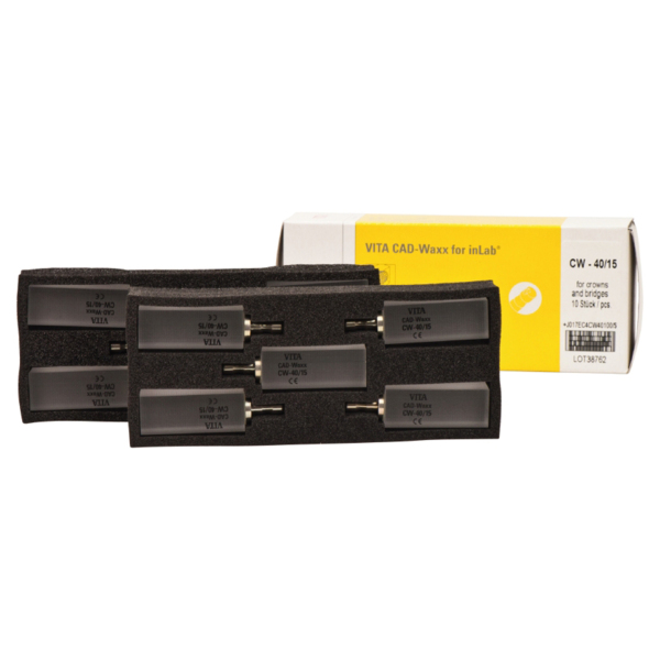 VITA CAD-Waxx for inLab CW-40/15 - акрилатный полимер без наполнителя, выгорающий без остатка, 10 шт - фото 0