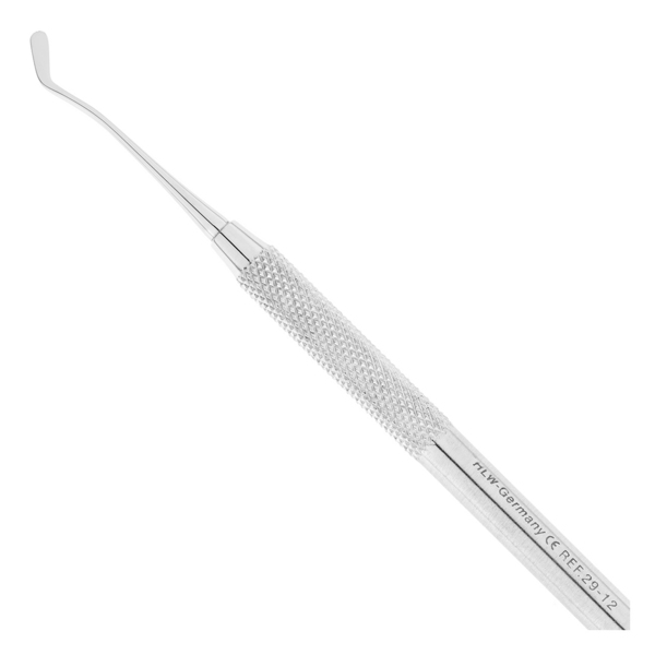 Гладилка HLW №29-12, двусторонняя, для внесения, адаптации и моделирования материала, обратная, жесткая, 2.0 мм, 175 мм, сталь, 1 шт - фото 4