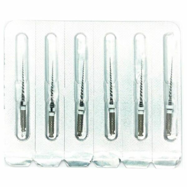 Файлы машинные Eurofile DK-Files, для препарирования каналов, 21 мм, №15/.06, никель-титан, 6 шт - фото 1