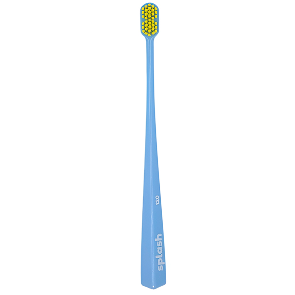 Зубная щетка Splash Brush Double 120, очень мягкая, голубой, 1 шт - фото 1