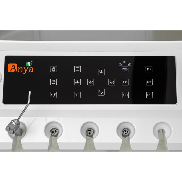 Стоматологическая установка AY-A 4800 II, нижняя подача, красный - фото 4