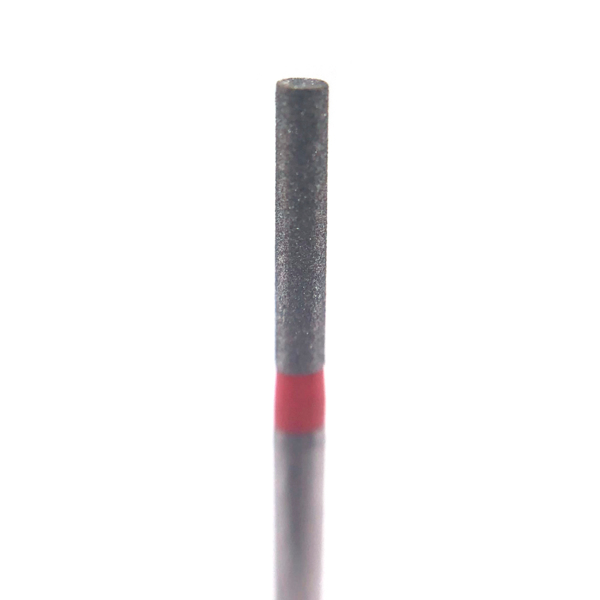 Бор алмазный Ecoline E 837 F, цилиндр, D=1.4 мм, FG, красный, 5 шт - фото 0