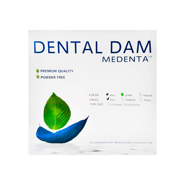 Dental Dam - завеса стоматологическая для изоляции полости рта, голубая/тонкая, 36 шт - фото 2