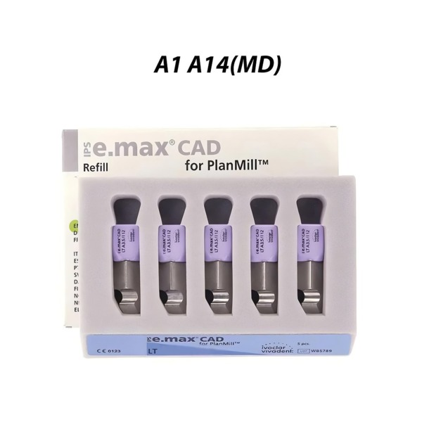 IPS e.max CAD PlanMill LT - блоки из дисиликата лития, цвет A1, A14 (MD), 5 шт - фото 0