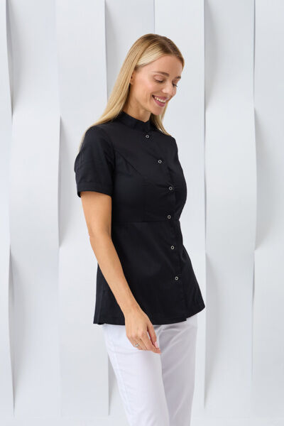 Туника женская Dr. Nice на кнопках, черный, 42 - фото 1