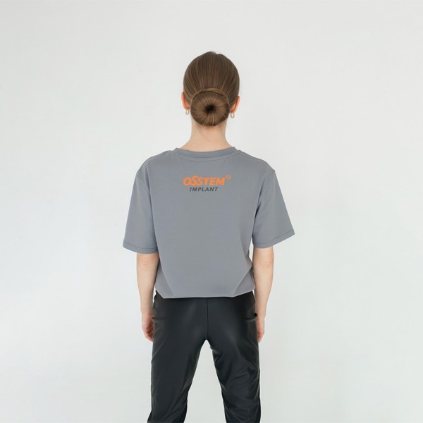 Футболка женская Амрита "Osstem", серый, 48-50 размер - фото 2