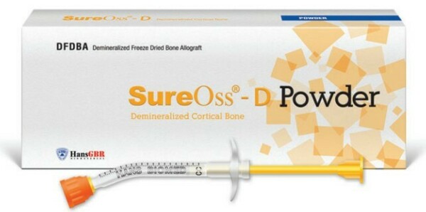 SureOss-D - деминерализованный кортикальный порошок, 0,25 СС - фото 0