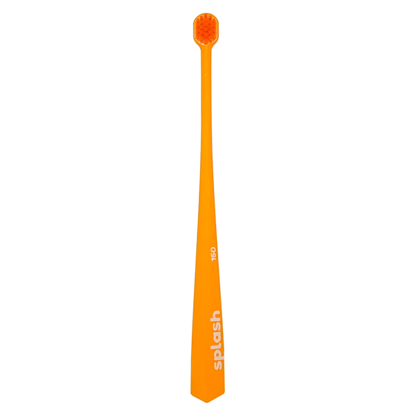Зубная щетка Splash Brush Single 150, мягкая, оранжевый, 1 шт - фото 2