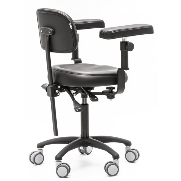 Стул микроскописта Mercury STANDART Black, цвет на выбор - фото 0