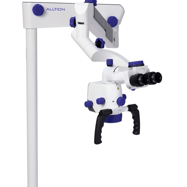 Микроскоп стоматологический Alltion AM-5000V, операционный,  6-ступенчатое увеличение, с вариоскопом, сменное крепление - фото 5