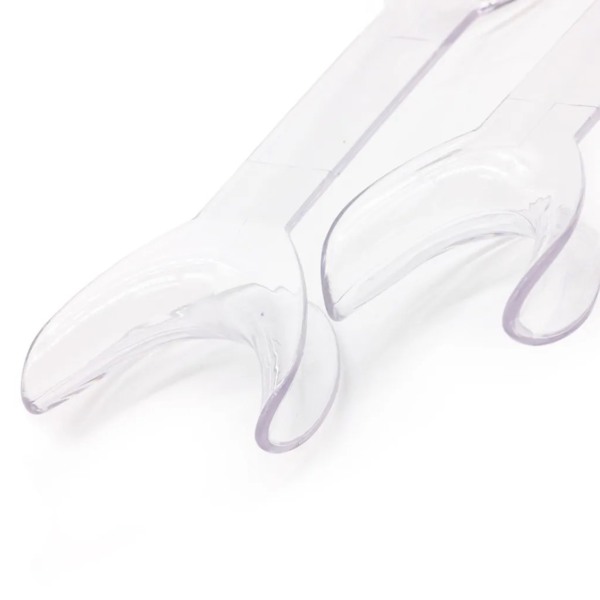 Ретрактор стоматологический Dentins, двусторонний, для щек и губ, прозрачный, набор 4 шт - фото 3