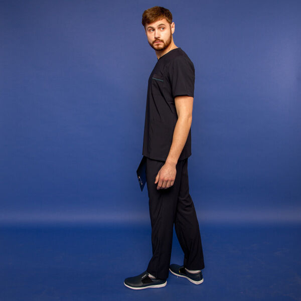 Туника мужская 260 Wisconsin, R148-176 синий/сине-зеленый, L - фото 2