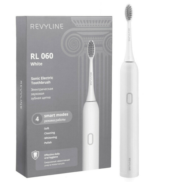 Электрическая звуковая зубная щётка Revyline RL 060, белая - фото 0