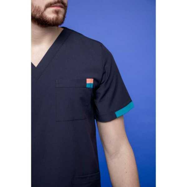 Туника мужская 258 Michigan, R156 тёмно-синий, 4XL - фото 2