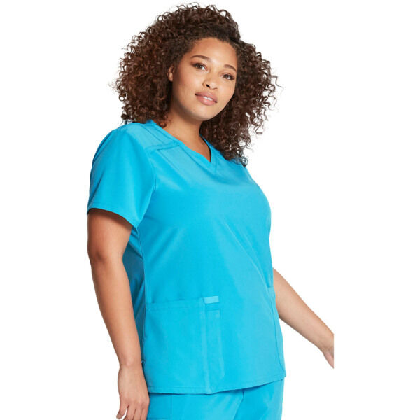 Топ медицинский женский Dickies DK615, бирюзовый, L - фото 3