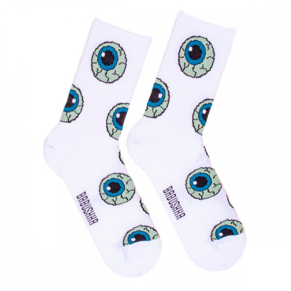 Носки женские, "Глаза", белый, 36-40 - фото 0