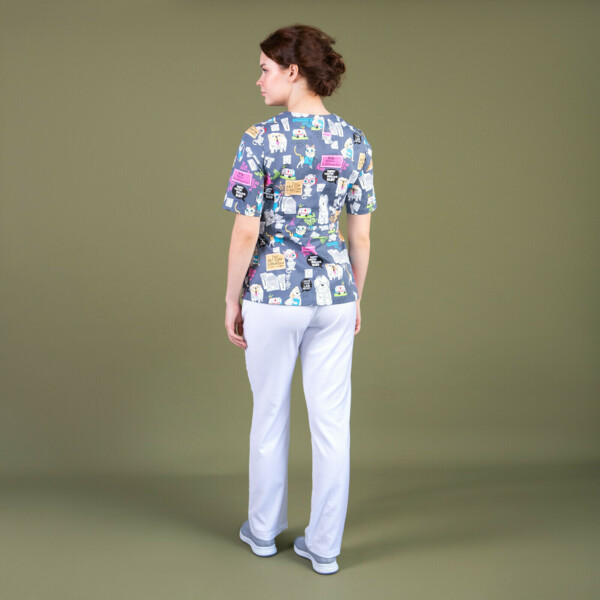 Брюки женские Тезис TZ317, белый, 52 - фото 2