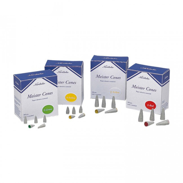 Meister Cones L-Yellow - полировочные конусы, 100 шт - фото 2