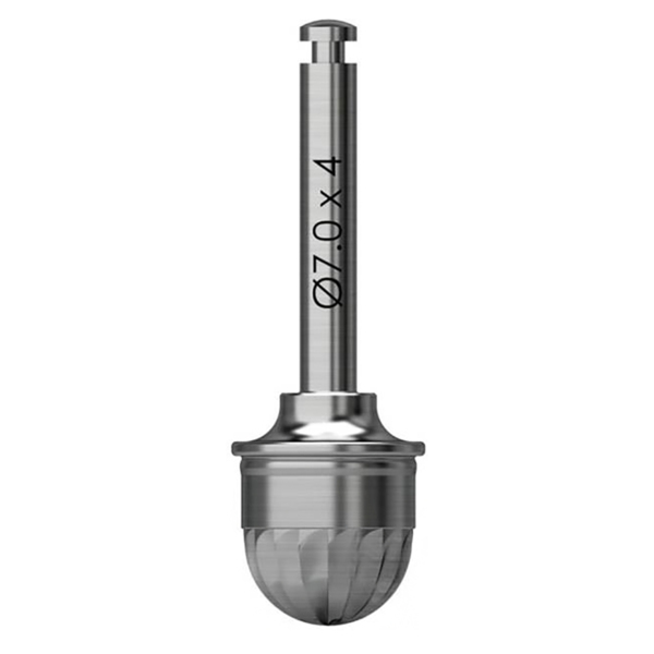 Сверло куполообразное OSSTEM LAS KIT, для формирования латерального окна, D=7.0 мм, L=25.0 мм - фото 0