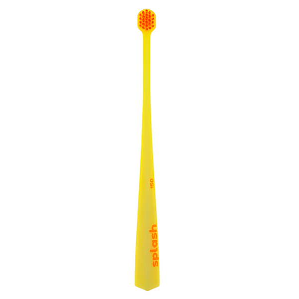 Зубная щетка Splash Brush Single 150, мягкая, желтый, 1 шт - фото 2