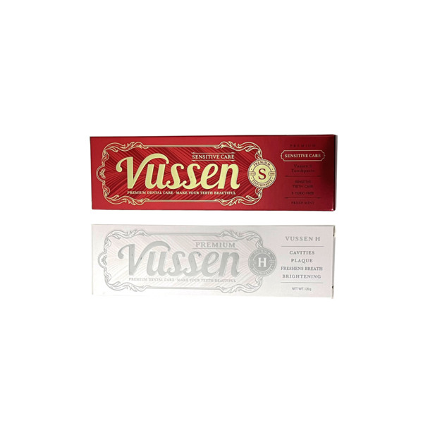 Набор зубных паст Vussen S и Vussen H, 2 шт - фото 1