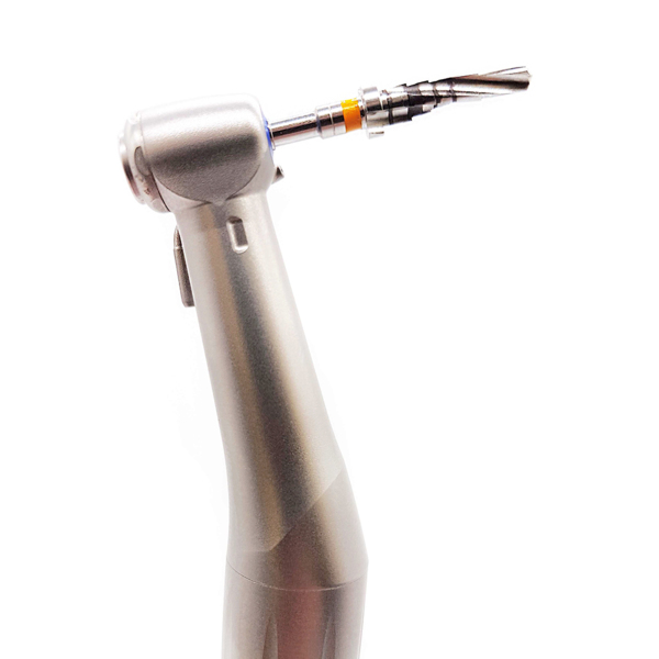 Сверло коническое OSSTEM Taper KIT, трехлезвийное, для имплантата D=3.5 мм, L=10.0 мм, TL=34.5 мм, Y-Dim=0.8 мм, цвет желтый - фото 1