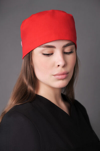 Шапочка медицинская Тезис TZ001, красный - фото 0