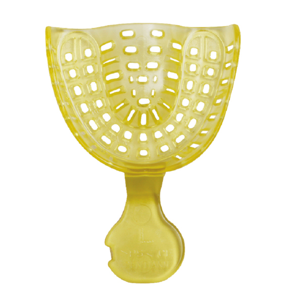 Ложка оттискная Seil Global Plastic Tray, верхняя челюсть, размер L, желтая, 1 шт - фото 0