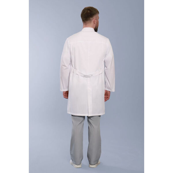 Халат мужской 550, длинный рукав, белый, 50 - фото 3