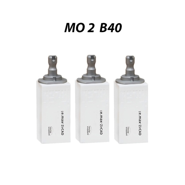 IPS e.max ZirCAD inLab - блоки из оксида циркония, цвет MO 2 B40, 3 шт - фото 0