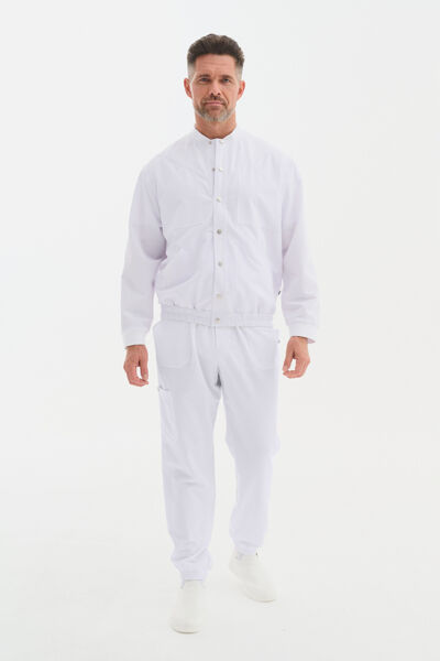 Бомбер мужской Тезис TZ690, белый, 48 - фото 1