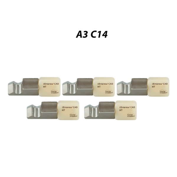 Empress CAD PlanMill Multi - блоки из лейцитной керамики, цвет A3, C14/5, 5 шт - фото 0